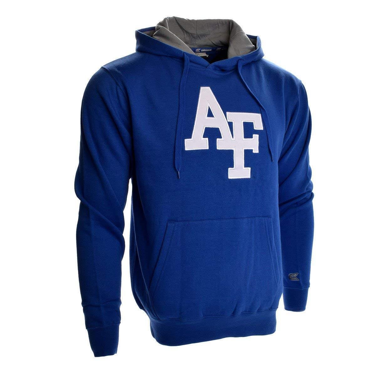 Air Force Falcons Zone II Pullover Hoodie (Royal) Small