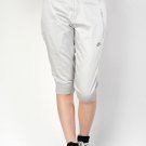 NIKE TRAINING SPORTS CASUAL CAPRI PANTS 383721 LADIES WOMEN GRAY M MD CHINA NSW