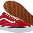 Vans Old Skool RACING RED TRUE WHITE Men's 11.5 shoes new sk8 skate