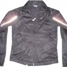 NEW NIKE WOMENS JACKET SPORT S 4 6 LIGHTWEIGHT BLACK SMALL REFLECTIVE SM