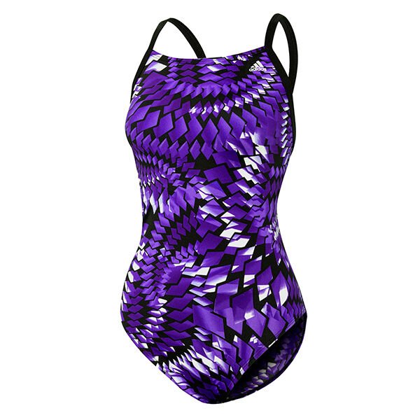 ADIDAS GEOMETRIC CURVE FEMALE VORTEX BACK PURPLE SZ 24 / 8 NEW NWT GIRLS AW4N510