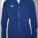 NEW Speedo Women's Boom Force Warm Up Jacket NAVY S SMALL SM $78 BLUE 7201302
