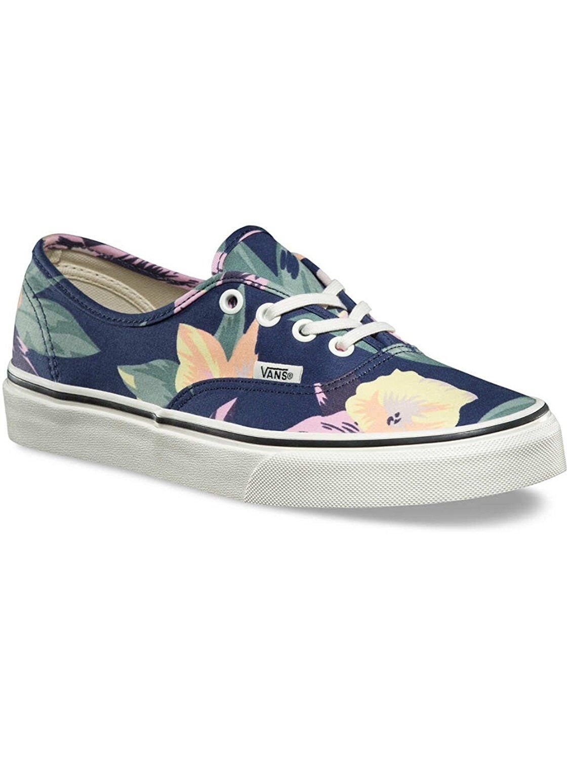 NEW Vans Authentic (Vintage Floral) Navy MARSHMALLOW Mens 3.5 NIB womens 5