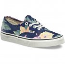 NEW Vans Authentic (Vintage Floral) Navy MARSHMALLOW Mens 3.5 NIB womens 5