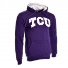 Knights Apparel TCU Horned Frogs Huddle Up Hoodie (Purple) Small S Hooded