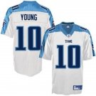 REEBOK TENNESSEE TITANS VINCE YOUNG JERSEY WHITE L NEW