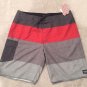 Vans Men's Off The Wall OTW Board Shorts-RED GREY 28 VN0A2Z4PZ04