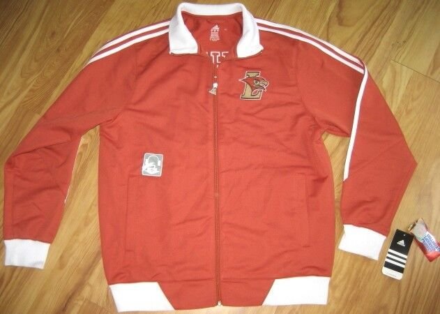 NEW LEHIGH MOUNTAIN HAWKS ADIDAS JACKET ZIP UP SMALL S