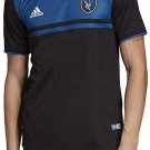 Adidas San Jose Earthquakes Home Authentic Jersey WOMENS S SM Soccer MLS QUAKES