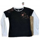 REEBOK TAMPA BAY BUCCANEERS BUCS WOMENS LONG SLEEVE FITTED T SHIRT S SM SMALL