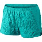 Nike 2.5" Luxe Textured Womens SZ XL Running Shorts GREEN 589083 SOCCER TRAINING