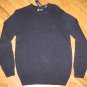NEW CHAPS KNIT SWEATER COTTON NAVY BLUE 100% COTTON SMALL S SM $69.50 KNITTED