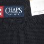 NEW CHAPS KNIT SWEATER COTTON NAVY BLUE 100% COTTON SMALL S SM $69.50 KNITTED