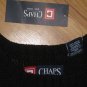 NEW CHAPS KNIT SWEATER COTTON NAVY BLUE 100% COTTON SMALL S SM $69.50 KNITTED