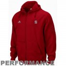 Adidas NC State Wolfpack Pindot FULL Zip Performance Hoodie S SM PULLOVER HOOD
