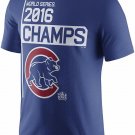 THE Nike T Men's Chicago Cubs 2016 World Series Champs Short Sleeve Tee SHIRT