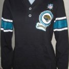 REEBOK JACKSONVILLE JAGUARS WOMENS MEDIUM MED M FITTED V-TUNIC