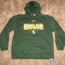 UNDER ARMOUR BAYLOR BEARS HOODED SWEATSHIRT GREEN STORM FIT MENS L LARGE LG