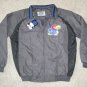 NEW KANSAS JAYHAWKS JACKET SMALL S SM KU GREY GRAY BLUE FULL ZIP UP NWT
