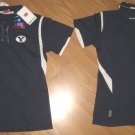 NIKE FIT DRY DRI BYU COUGARS WOMENS POLO SHIRT L 12 14 LARGE LG NAVY