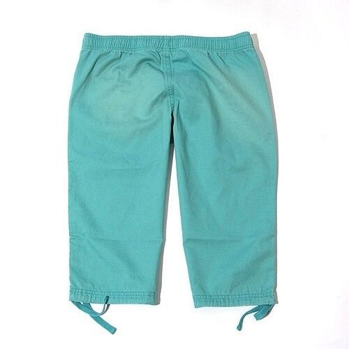 NIKE TRAINING SPORTS CASUAL CAPRI PANTS 413989 LADIES WOMEN AQUA M MD CHINA NSW