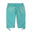 NIKE TRAINING SPORTS CASUAL CAPRI PANTS 413989 LADIES WOMEN AQUA M MD CHINA NSW