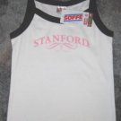 NEW STANFORD CARDINAL WOMENS TANK T SHIRT M fitted PINK MEDIUM MED
