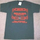 MIAMI HURRICANES T SHIRT M MEDIUM BASKETBALL FOOTBALL MED OLD ENGLISH