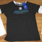 REEBOK JACKSONVILLE JAGUARS WOMENS LONG SLEEVE SHIRT S NEW SMALL L/S NFL