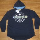 NEW NBA DENVER NUGGETS HOODED SWEATSHIRT XLARGE XL NAVY THROWBACK