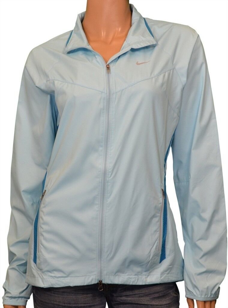 NIKE GOLF WOMENS FULL Zip Top STAY WARM LARGE L LG STAY WARM BLUE