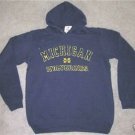 MICHIGAN WOLVERINES HOODED M MED SWEATSHIRT MEDIUM hoodie HOODY FREE SHIPPING
