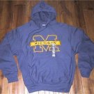NEW MICHIGAN WOLVERINES HOODED SWEATSHIRT MEDIUM M MED NWT NCAA FREE SHIPPING
