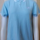 NEW REEBOK DETROIT LIONS WOMENS POLO GOLF M SHIRT 8-10 LIGHT BLUE