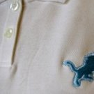 NEW REEBOK DETROIT LIONS WOMENS POLO GOLF XXL SHIRT WHITE
