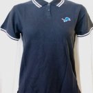 NEW REEBOK DETROIT LIONS WOMENS POLO GOLF XL XLARGE SHIRT 16 18 BLACK