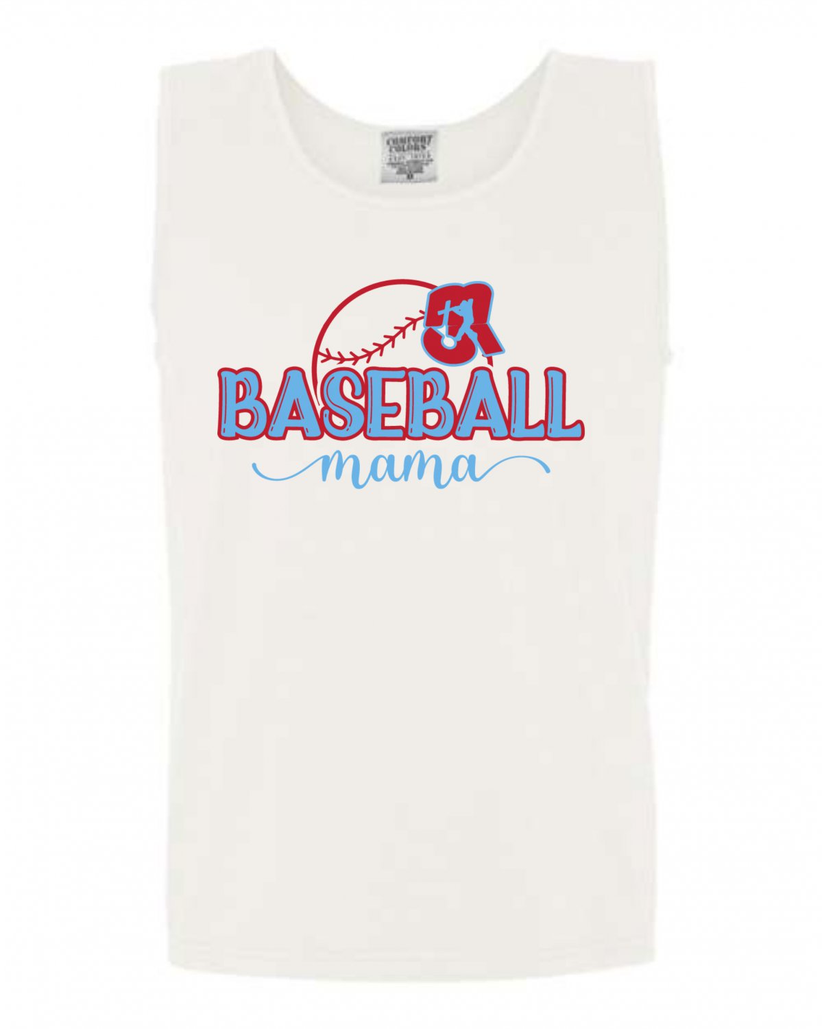A2XL- TANK BASEBALL MAMA