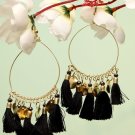 Handmade Artificial Earrings Phantom Color