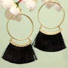 Handmade Artificial Earrings Moonless Night Color
