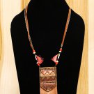 Handmade Artificial Necklace Hazel And Pheasant Color