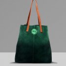 Leather Bag Trekking Green Color