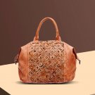 Leather Bag Carnelian Color