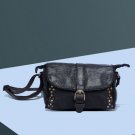 Leather Bag Jet Black Color