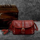 Leather Bag Barn Red Color