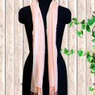 Viscose Stole Coral Cloud Color