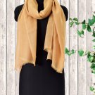 Cashmere Wool Stole Sunset Gold Color