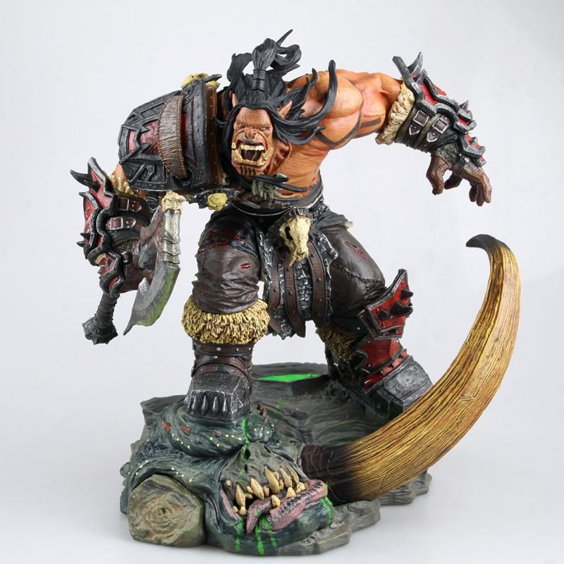 Grom Hellscream World of Warcraft Grommash Statue WOW Figure Toy