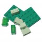 Bulk Lego Pieces: 44 Green and Lime Assorted Bricks and Parts Legos ** NEW **