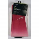 Nike Elite Lightweight Running Socks, White w/ Reflectivity, Size 12 - 13.5 NEW