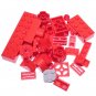 Bulk Lego Pieces: 55 Brown and Red Assorted Bricks and Parts Legos ** NEW **